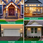 WIHTU White Outdoor Lights for House, LED Exterior Front Porch Light fixtures - Image 6