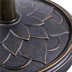 Yaheetech 18'' Patio Umbrella Base 26.5lbs Heavy Duty Antiqued Outdoor Market - Image 9