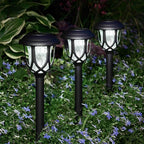 EXCMARK 10 Pack Solar Lights Outdoor Decorative, Solar Pathway Lights Outdoor - Image 2