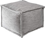 nuLOOM Sofia Casual Solid Indoor/Outdoor Filled Ottoman Pouf 14" x 20" x 20" - Image 4