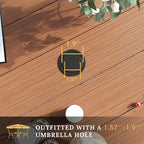 VICLLAX 47.2" Round Patio Table - Image 3