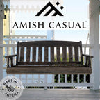 Amish Casual Heavy Duty 800 Lb Mission Treated Porch Swing - Image 4
