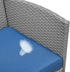 Yaheetech 3 Pieces Patio Porch Furniture Set, Outdoor PE Rattan Wicker - Image 8
