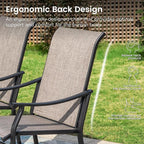 PHI VILLA Patio Dining Table and Chairs - Image 8