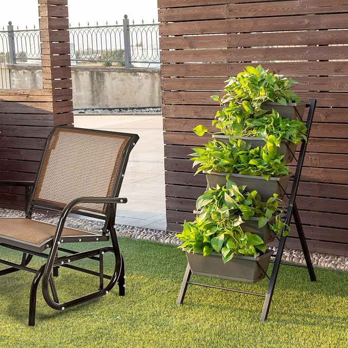 Giantex Set of 2 Vertical Raised Garden Bed, Elevated Planter Raised Beds - Image 2