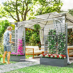 Outsunny Galvanized Raised Garden Bed - Image 8