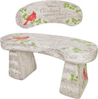 Alpine Corporation 37" Long Outdoor Memorial Bench - Image 6