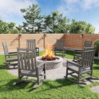 HDPE Rocking Chair Outdoor Set of 2 - Image 8