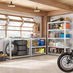 REIBII Garage Shelving, 5 Tier Storage Shelves Load 2400LBS, Adjustable Garage - Image 2