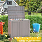 36 Gallon Outdoor Deck Box, Lockable Waterproof Outdoor Storage Boxes - Image 5