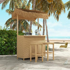 Grand patio Outdoor Tiki Bar Set - Image 2