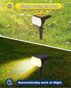 Kaxiida Solar Lights Outdoor Waterproof IP68, 3 Lighting Models Solar Powered - Image 3