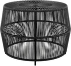 Furniture of America Ysar Boho Rattan Round Coffee Table Outdoor - Image 11