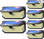 TECKNET 461 LED Solar Powered Outdoor Lights, 270° Angle & 3 Lighting Modes by Tecknet