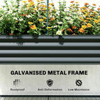 Outsunny Galvanised Raised Garden Bed - Image 8
