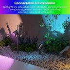 ZYAN 8 Pack Smart Landscape Lights, Color Changing Landscape Spotlights - Image 6
