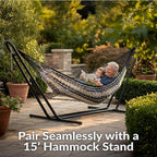 Sunnydaze Handwoven XXL Thick Cord Mayan Double Hammock - Image 4