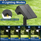 LANSOW 12 Pack Solar Spot Lights Outdoor Waterproof IP67, Solar Landscape - Image 2
