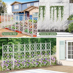 5.25FT Garden Trellis for Climbing Plants Outdoor, Metal Wall Lattice Climbing - Image 6