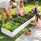 Galvanized Raised Garden Bed Outdoor | Metal Raised Garden Bed - Image 2