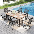 PHI VILLA 7 Pieces Outdoor Dining Set - Image 2