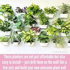 LaLaGreen Outdoor Rail Planter Metal Iron Hanging Flower Pots Deck Railings - Image 6