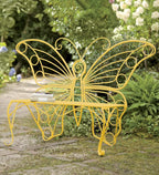 Plow & Hearth Weatherproof Butterfly Outdoor Bench | Holds Up to 300 lbs | - Image 9
