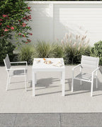GAOMON Extentable Outdoor Dining Table Set - Image 4
