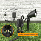 LUTEC 12V Low Voltage Landscape Lighting, Die-cast Aluminum Spot Lights - Image 2