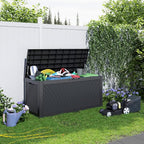 DRATO 100 Gallon Large Deck Box, Outdoor Storage Box - Image 3