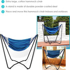 Sunnydaze Hanging Hammock Chair - Image 2