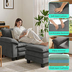 LINSY HOME Cloud Sofa Accent Chair - Image 4