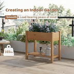 FILWH Raised Garden Bed with Legs Elevated Wooden Planter Box Stand Large - Image 3
