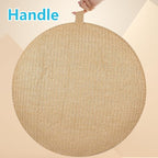 Woven Inflatable Ottoman, Fade-Resistant D31”x H14” Outdoor Indoor Pouf Patio - Image 4