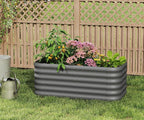 Galvanized Raised Garden Bed, Outdoor Planter Bed, Metal Planter Box - Image 7