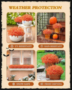 Artificial Fall Flowers Faux Mums - Image 5