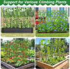 67 x 50 Cucumber Trellis for Raised Bed, U-Shape Metal Large Garden Trellis for - Image 5