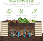 Best Choice Products 6x3x2ft Outdoor Metal Raised Garden Bed, Deep Root Box - Image 4