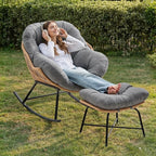 ONBRILL Papasan Rocking Chair - Image 4