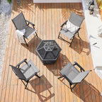 Yaheetech Patio Dining Chairs Set of 4 - Image 2