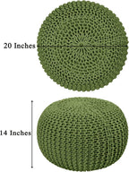 COTTON CRAFT Round Dori Pouf - Image 3