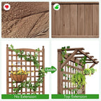 Yaheetech 72" H Horticulture Garden Planter - Image 7