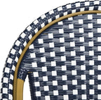 Safavieh PAT4008A Collection Ford Navy and White Indoor/Outdoor Stacking French - Image 10