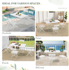 MELLCOM 5-Piece Foldable Patio Dining Set - Image 6