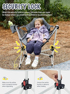 EVER ADVANCED Kids Hammock Chair Foldable, Kids Camping Chair - Image 7