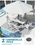 Ciokea HDPE Outdoor Dining Table - Image 4