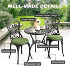 NUU GARDEN Patio 3-Piece Bistro Set - Image 5
