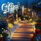 SOLPEX Solar Garden Lights String, 6 Pack Outdoor Christmas Decoration Warm - Image 2