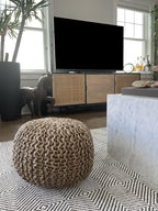 S & L Homes Pouf Ottoman - Image 3
