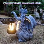 Solar Dragon Garden Statue Decoration - Image 5